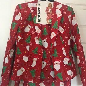 Women’s Santa Print Suit.